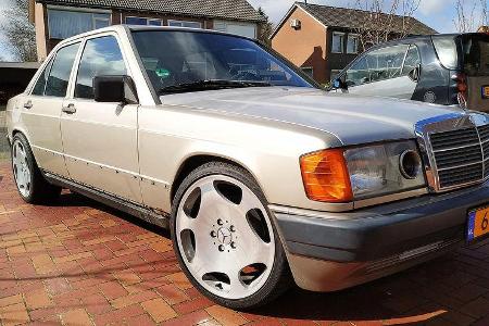 04/2020, Mercedes 190 mit V12-Motor