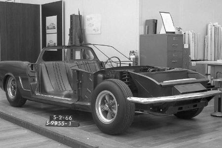 Ford Mustang mid-engine Concept Mittelmotor-Studie 1966 Ford Mustang mid-engine Concept Mittelmotor-Studie 1966
