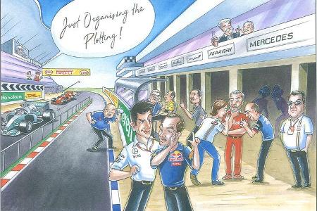 Bernie Ecclestone Weihnachtskarte 2018
