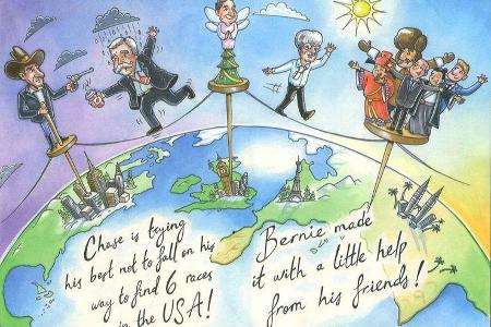 Weihnachtskarte Bernie Ecclestone 2017
