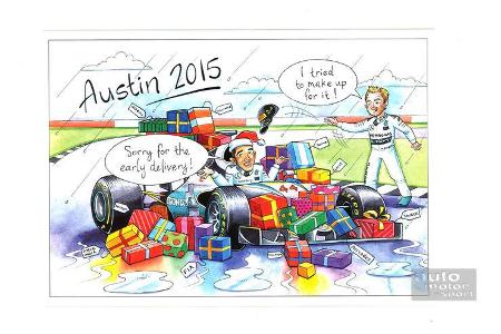 Bernie Ecclestone - Weihnachtskarte 2015