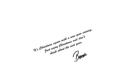 Bernie Ecclestone - Weihnachtskarte 2015