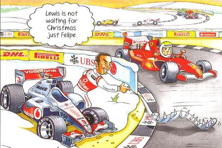 Bernie Ecclestone Weihnachtskarte 2011