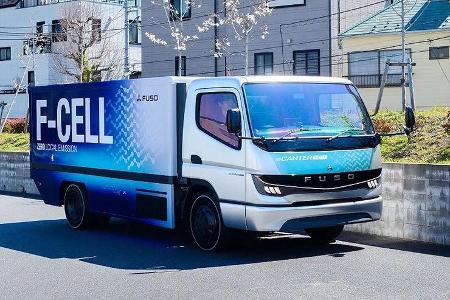 Fuso Canter F-Cell Brennstoffzellen Lkw Fuso Canter F-Cell Brennstoffzellen Lkw