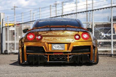 Goldener Nissan GT-R - Tuning - Kuhl Racing