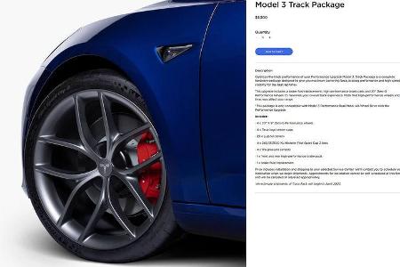 Tesla Model 3 Track Package