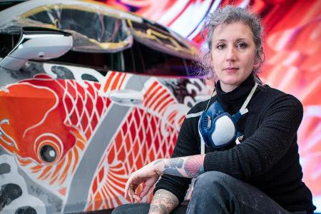 Lexus UX Koi Car Tätowiert Claudia De Sabe
