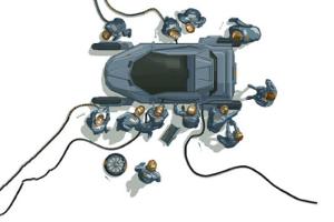 Wenn Amazon, Facebook und Co E-Autos bauen würden