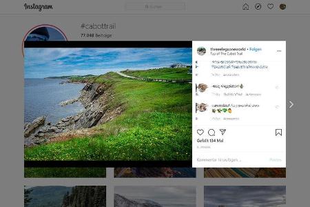 Instagram Cabot Trail