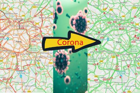 Google Maps Corona