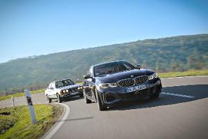 BMW-Reihensechszylindern im 3er in Fahrt