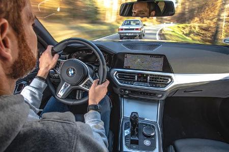 BMW M340i xDrive (G20) und 323i (e21) Fahrbericht