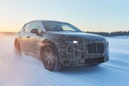 BMW iNext Wintertestfahrten