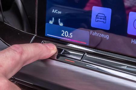 VW Golf 8, Cockpit, Infotainment, Bedienkonzept