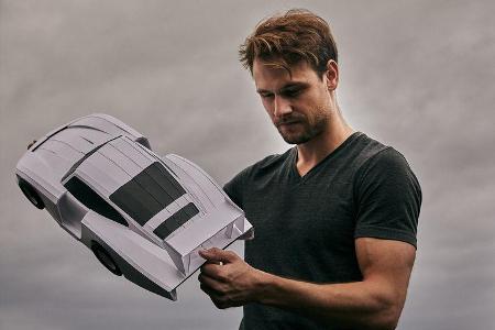 Paperlegend Auto Modelle Papier Nachbau Design Kickstarter