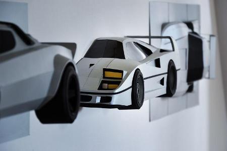 Paperlegend Auto Modelle Papier Nachbau Design Kickstarter