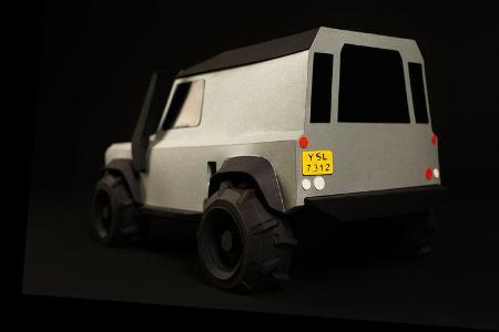 Paperlegend Auto Modelle Papier Nachbau Design Kickstarter