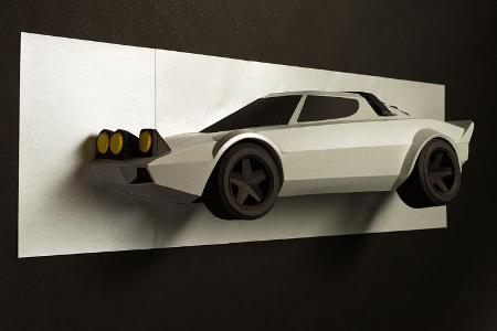 Paperlegend Auto Modelle Papier Nachbau Design Kickstarter