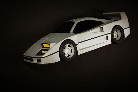 Paperlegend Auto Modelle Papier Nachbau Design Kickstarter