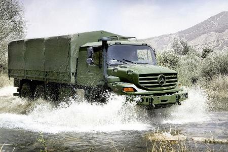 Mercedes Unimog U 5000 und Zetros 4x4 / 6x6