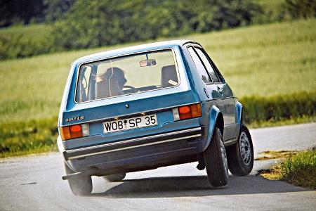 VW Golf I LS (1974) erster Test auto motor und sport 16/1974
