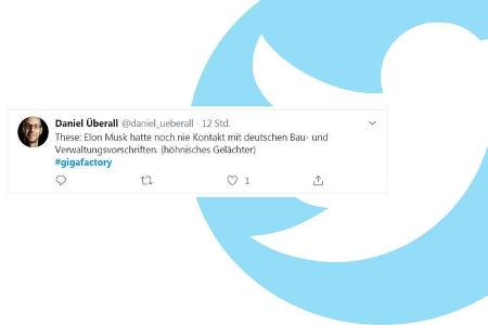 Tesla Gigafactory Twitter Reaktionen