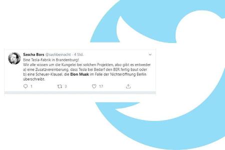 Tesla Gigafactory Twitter Reaktionen