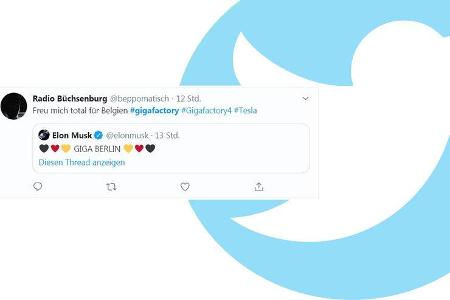 Tesla Gigafactory Twitter Reaktionen