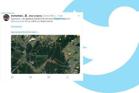 Tesla Gigafactory Twitter Reaktionen