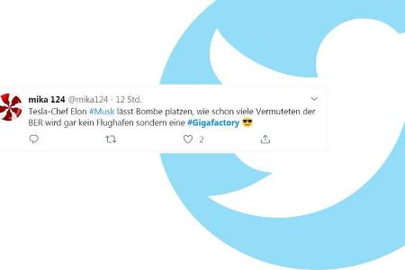 Tesla Gigafactory Twitter Reaktionen