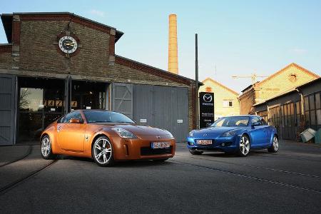 Nissan 350Z, Mazda RX-8, Exterieur Nissan 350Z, Mazda RX-8, Exterieur