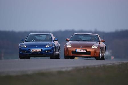 Nissan 350Z, Mazda RX-8, Exterieur