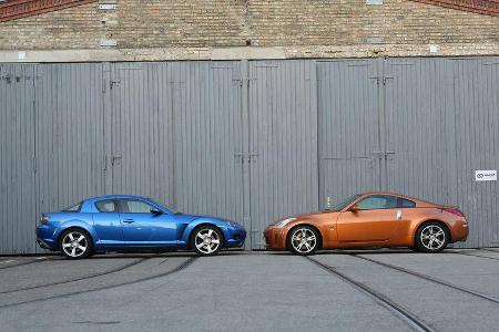 Nissan 350Z, Mazda RX-8, Exterieur