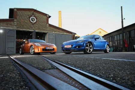 Nissan 350Z, Mazda RX-8, Exterieur