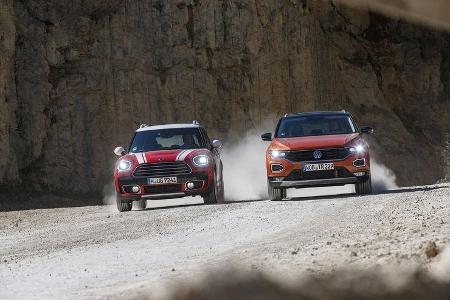Mini Countryman Cooper D All4, VW T-Roc 2.0 TDI 4Motion Style, Exterieur