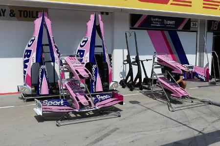 Racing Point - GP Ungarn - Budapest - Hungaroring - Mittwoch - 31.07.2019