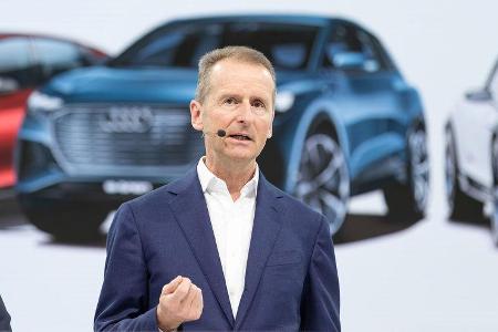 VW Vorstandsvorsitzender Herbert Diess VW Vorstandsvorsitzender Herbert Diess