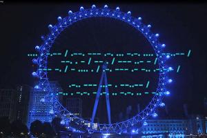 Blinkendes „London Eye“