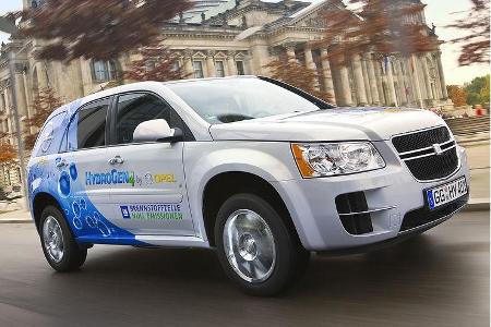 Der HydroGen4 mit Brennstoffzelle basiert auf dem Chevrolet Equinox und steht für erste Flottentests bereit.