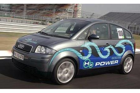 Audi hatte bereits 2004 einen A2 als Versuchsträger auf Brennstoffzellen-Antrieb umgerüstet.
