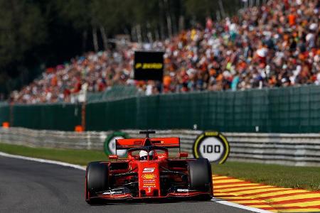 Sebastian Vettel - Ferrari - GP Belgien - Spa-Francorchamps - Formel 1 - Samstag - 31.8.2019