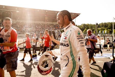 Lewis Hamilton - Mercedes - GP Belgien - Spa-Francorchamps - Formel 1 - Samstag - 31.8.2019