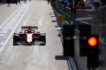 Charles Leclerc - Ferrari - GP Belgien - Spa-Francorchamps - Formel 1 - Samstag - 31.8.2019