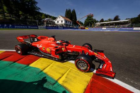 Sebastian Vettel - Ferrari - GP Belgien - Spa-Francorchamps - Formel 1 - Samstag - 31.8.2019