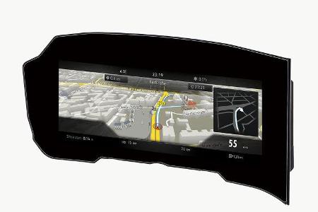 Bosch Curved Display gebogenes Kombiinstrument