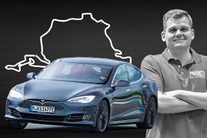 Tesla vs Taycan auf der Nordschleife
