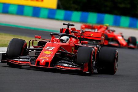 Sebastian Vettel - Ferrari - GP Ungarn - Budapest - Formel 1 - Freitag - 1.8.2019
