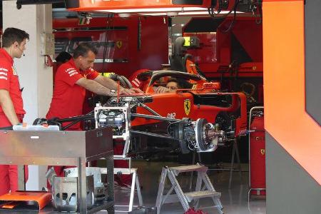 Ferrari - GP Ungarn - Budapest - Formel 1 - Donnerstag - 1.08.2019
