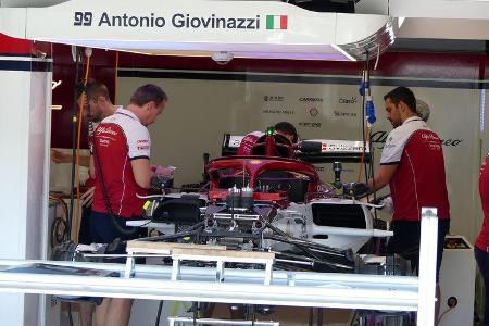 Alfa-Sauber - GP Ungarn - Budapest - Formel 1 - Donnerstag - 1.08.2019