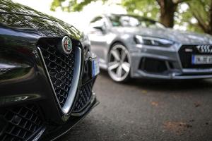 Alfa Romeo Giulia QV gegen Audi RS 5 Sportback